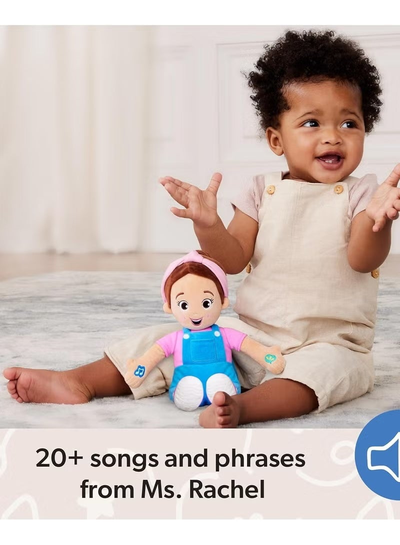 GROIC Speak & Sing Doll, 15.7" Tall Interactive Toy with 4 Songs & 9+ Phrases, Plush Toy Soft Stuffed Plush Dolls for Kids, Learning Educational Toys for Toddler Ages 6 Months to 3+ Years - Image 3