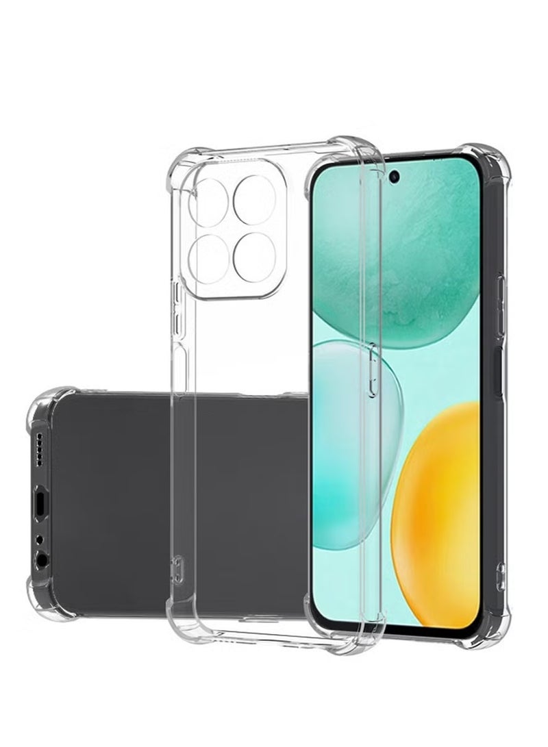 Honor X6c 4G Shock Proof Case Cover - Ultra Clear, Durable & Accurate Cut-outs - Scratch, Dust & Smudge Protection - Transparent Silicon Back Cover for Honor X6c 4G - Image 4