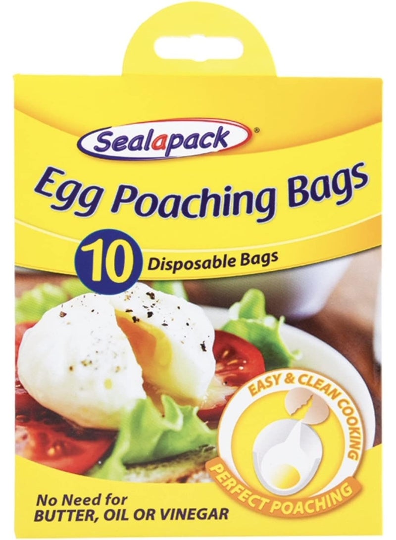 HEALTHY EGG POACHING BAGS, PACK OF 10
