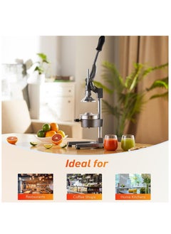 Professional Manual Metal Hand Citrus Juicer Lemon Squeezer Lime Orange Pomegranate Grapefruit Fresh Healthy Juice Presser Extractor without Seeds Juicing Machine For Commercial And Household - pzsku/Z0A33F14C6D5FE23366D9Z/45/_/1732541238/42bf5f46-74c2-4541-93bf-81ca697f0e36