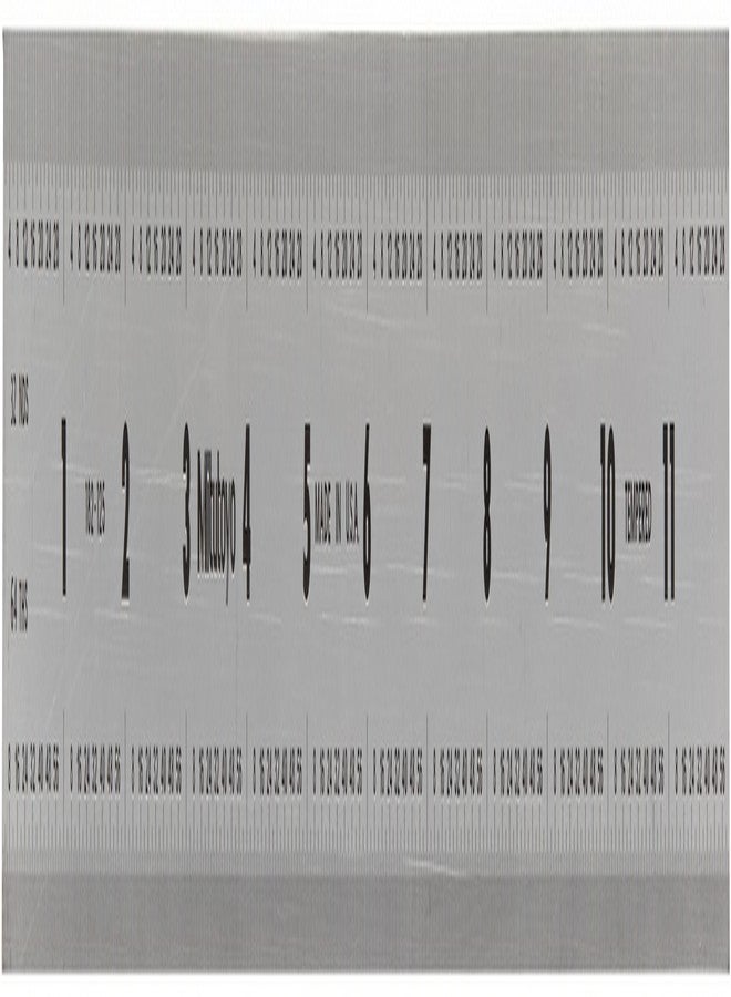 Mitutoyo 182-125, Steel Rule, 12"/300mm ( 1/32, 1/64", 1mm, 0.5mm), 3/64" Thick X 1" Wide, Satin Chrome Finish Tempered Stainless Steel - Image 1