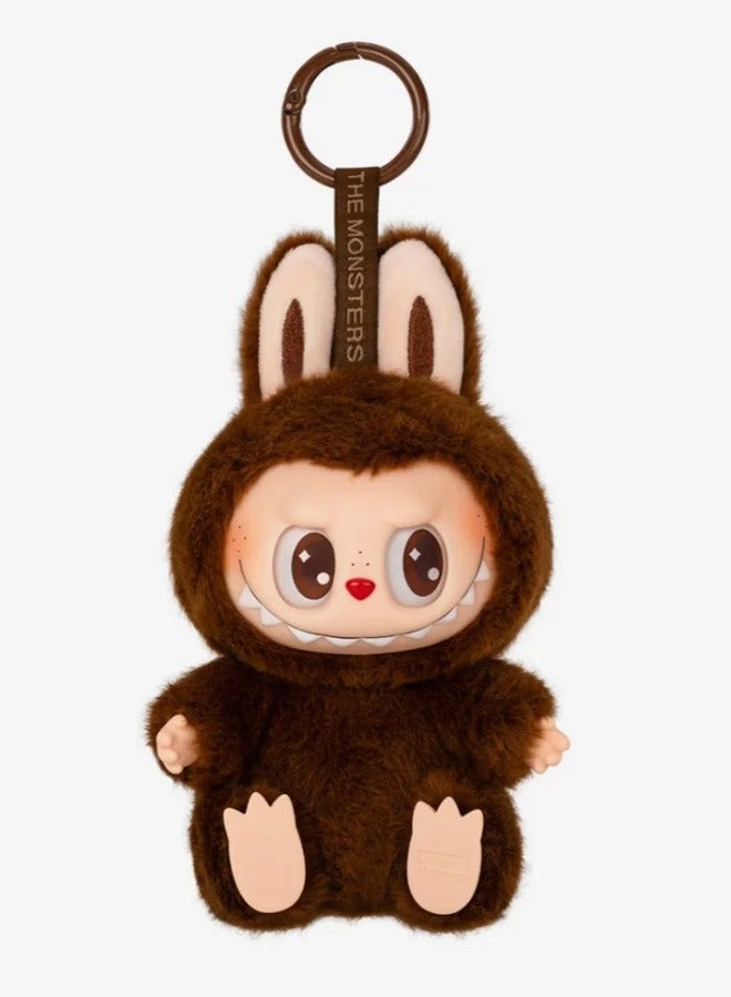 LABUBU Cute Labu Plush Figure Toys Secret The Monters Labu Brown Color Plush Dolls Toys Soft Brown DUODUO Labu Toys Keychains  - Image 1