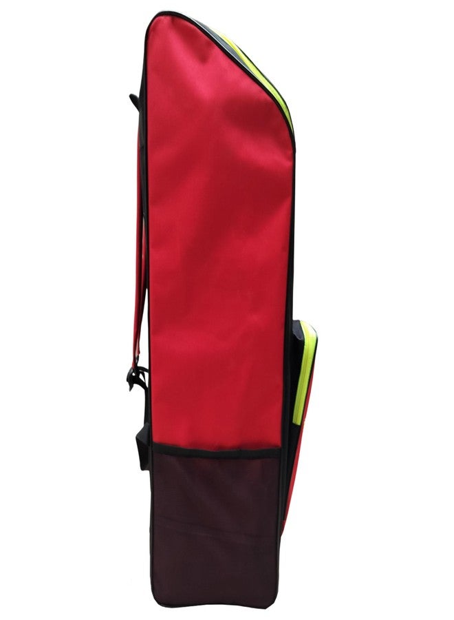 THRAX Pro 20 Cricket Kit Bag Red and Black - Image 4
