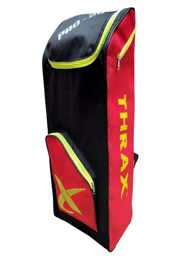 THRAX Pro 20 Cricket Kit Bag Red and Black - Image 1