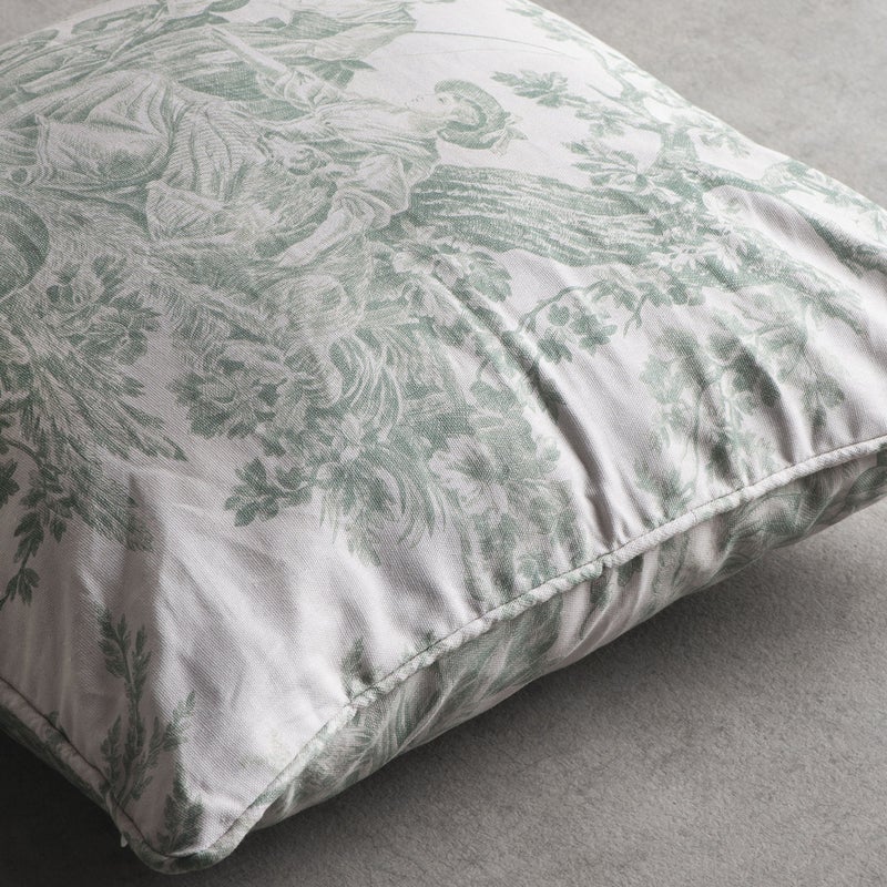 ميزون دي هيرمين Maison D 'Hermine Cushion Cushion Cover 100 ٪ Cotton Throw toile toile cover with shipper invisible for sofa bedroom the miller - antique Green - Spring/Summer (20 "x20") - Image 5