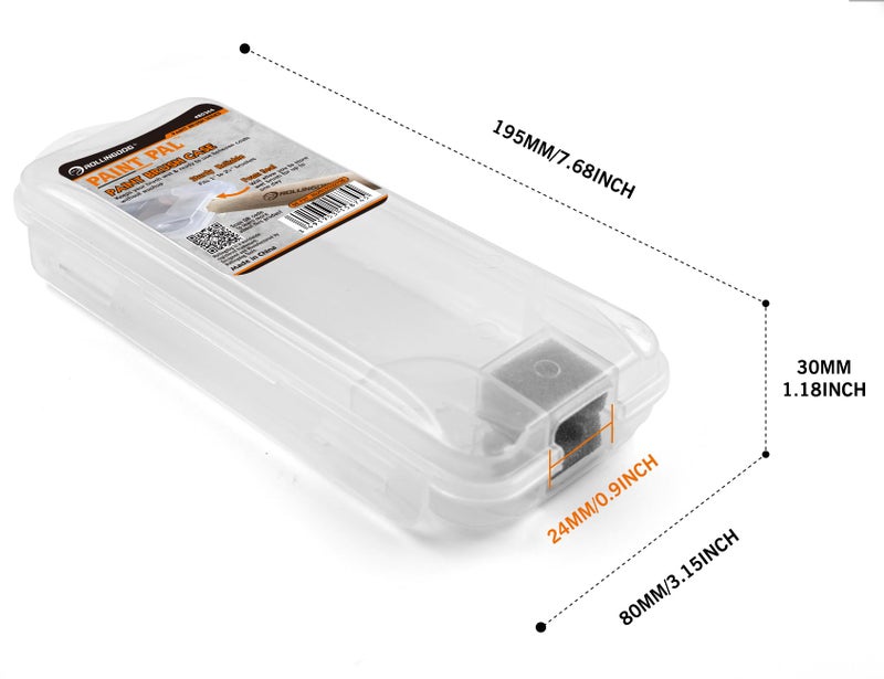 ROLLINGDOG Super Sealed Paint Brush Cover - Airtight Paint Brush Storage for 1" to 2 1/2" Brushes - Image 2