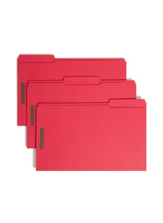 Smead Fastener File Folder, 2 Fasteners, Reinforced 1/3-Cut Tab, Legal Size, Red, 50 per Box (17740) (Pack of 1) - pzsku/Z0A342AC490D22AA231FBZ/45/1749374036/66a2d905-23f7-4129-a96e-b079b1bc82e8