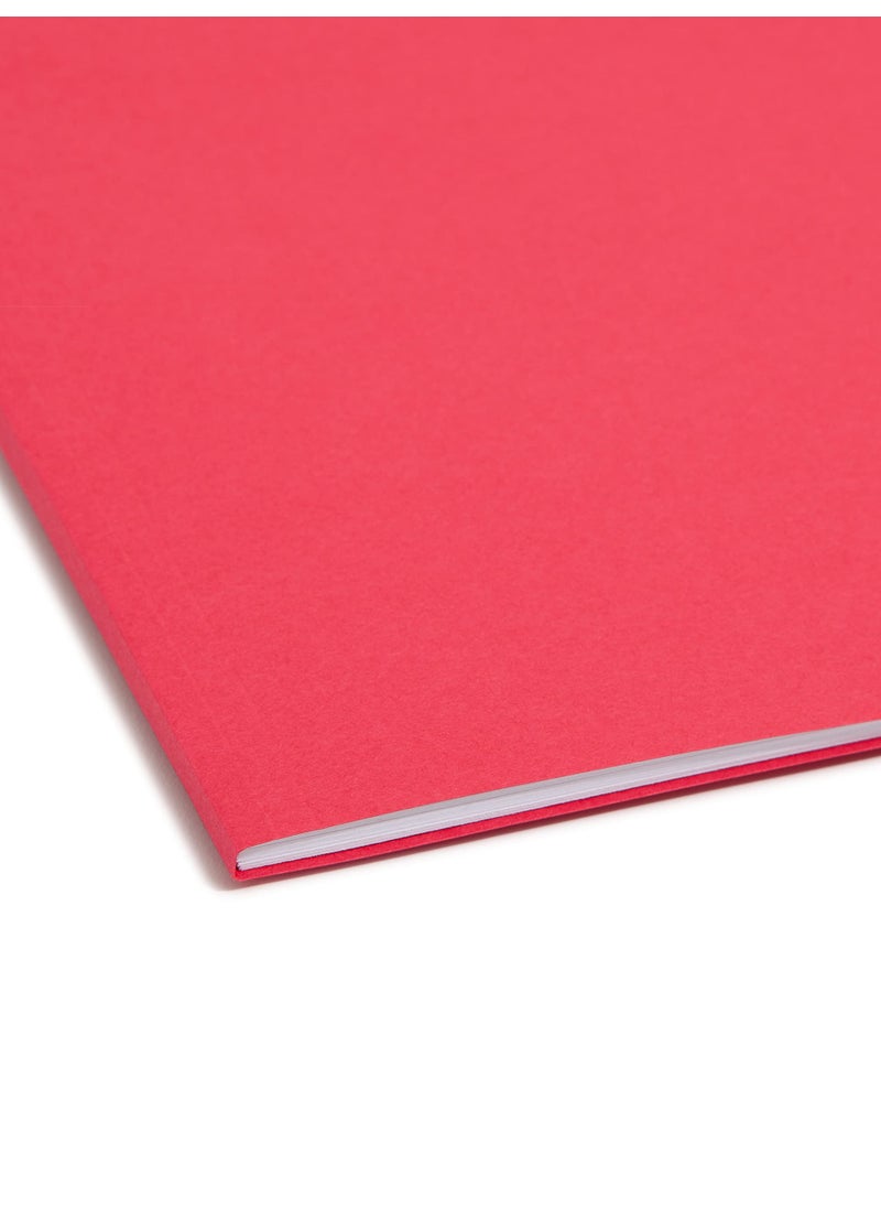 Smead Smead Fastener File Folder, 2 Fasteners, Reinforced 1/3-Cut Tab, Legal Size, Red, 50 per Box (17740) (Pack of 1)  - Image 5