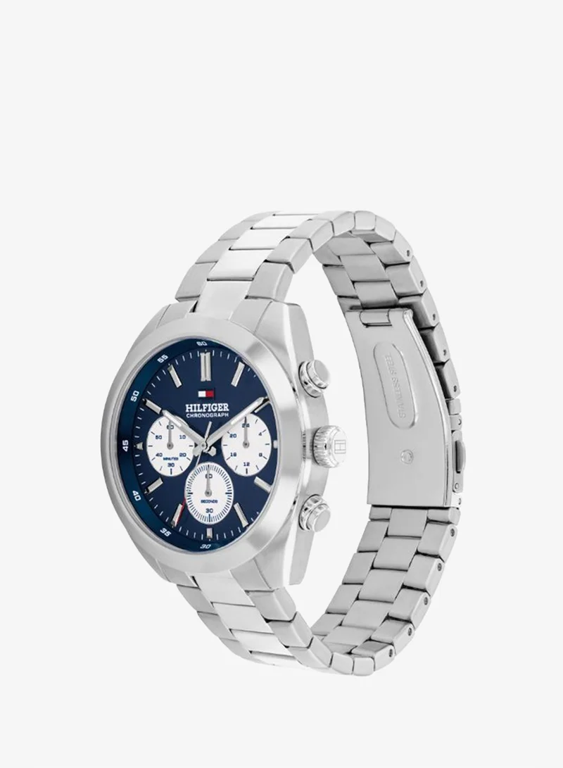 Tommy Hilfiger  Tommy Hilfiger Chronograph Quartz Watch for Men  with Silver Stainless Steel Bracelet - 1710722 for Men | Best Price UAE