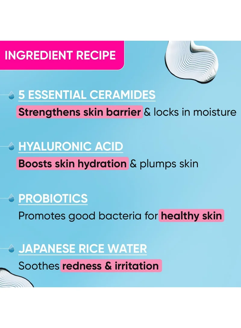 Dot & Key Barrier Repair ph5.5 Moisturizer 120 Dot & Key Barrier Repair Moisturizer For Normal, Dry, Combination & Sensitive Skin | 120 Hrs Moisturization, With 5 Ceramides & Hyaluronic | Repairs Damaged Skin Barrier, Non-Comedogenic | 120g  | Best Price UAE