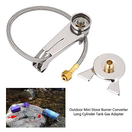Dilwe Gas Bottle Convert Adapter, Outdoor Mini Cylinder Gas Conversion Adapter for Camping Hiking - Image 3