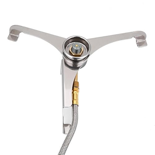 Dilwe Gas Bottle Convert Adapter, Outdoor Mini Cylinder Gas Conversion Adapter for Camping Hiking - Image 1