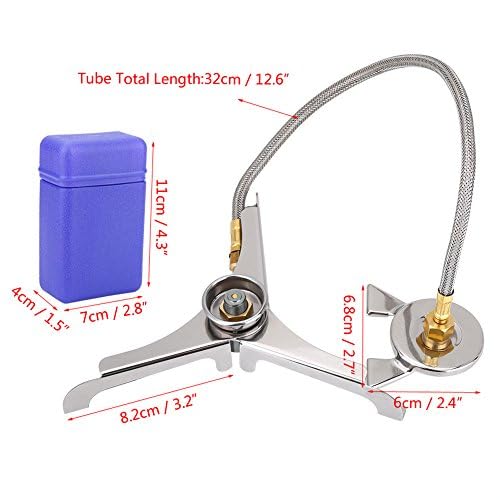 Dilwe Gas Bottle Convert Adapter, Outdoor Mini Cylinder Gas Conversion Adapter for Camping Hiking - Image 4