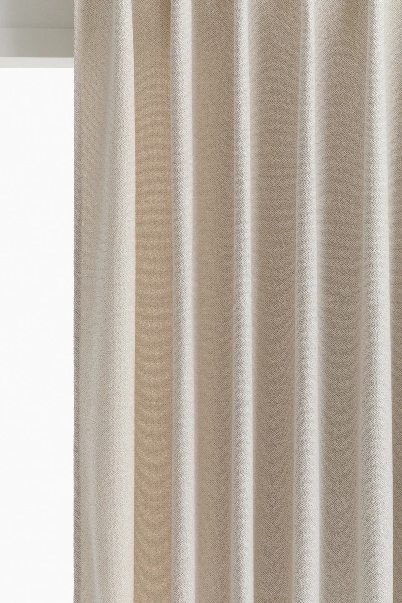 H&M 2-pack bouclé curtain lengths