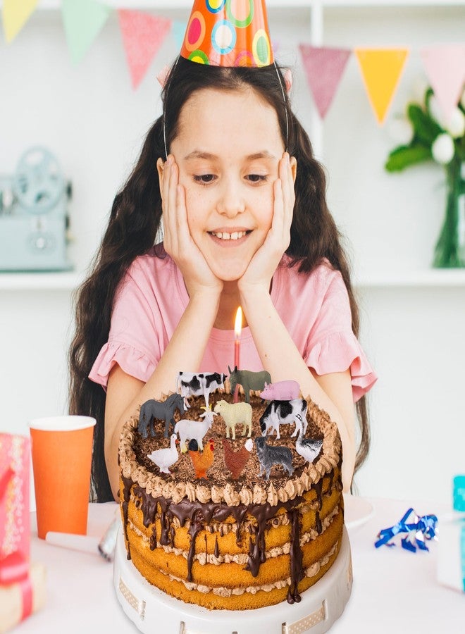 ArtCreativity Farm Animal Figurines - Farm Animal Figures Set Includes 12 Pieces - 2 inch Barnyard Farm Animal Cake Toppers with a Lifelike Design - Farm Party Favors for Kids Birthday Decorations - Image 4