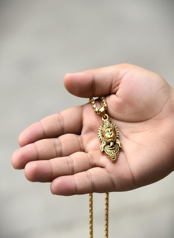 CHARMS Spiritual Gold Hanuman Pendant Chain - Image 3