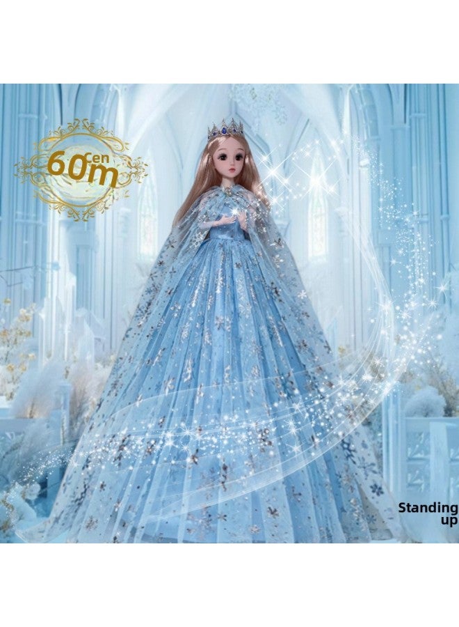 Doll Oversized Smart Doll Suit Girl Princess Dress Up Toy Single Doll Birthday Toy-Colour:Bing'er (can Blink)-High:No Music Version + Gift B + 4 Clothes In Total + Gift Box - Image 3