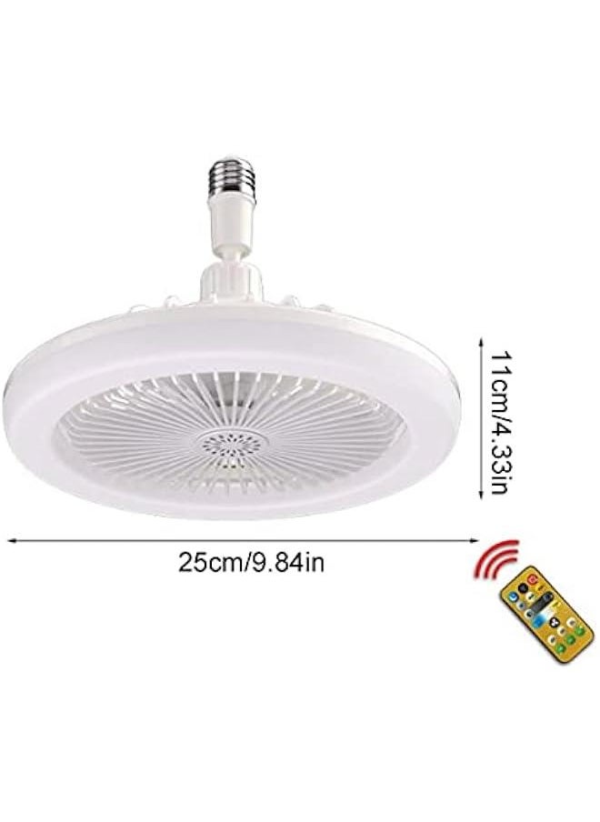 ماركة غير محددة Enclosed Ceiling Fans with Lights and Remote - Modern Simple Ceiling Fan - Ceiling Fan with Lights - Low Profile Flush Mount Ceiling Fans with Remote Control | Enclosed Fan Light for Bedroom Kitchen  - Image 3