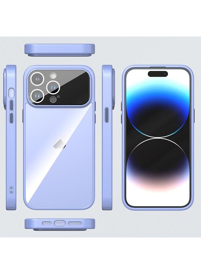 S-TOP Case For iPhone 14 Large Window Acrylic + TPU Phone Case - Image 3