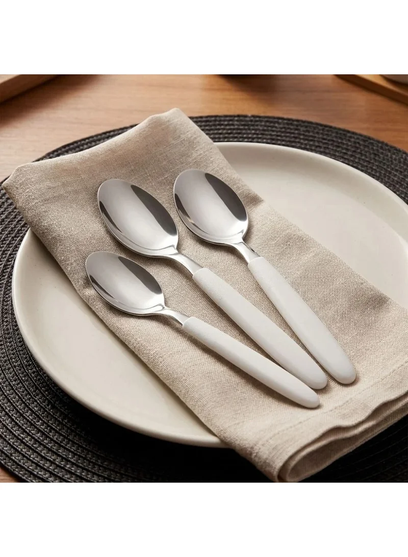 دانوب هوم Tramontina 3 Piece Table Spoons Set Ipanema 23363380, Multi Colour, Stainless Steel, Spoon Set For Meal Preparation