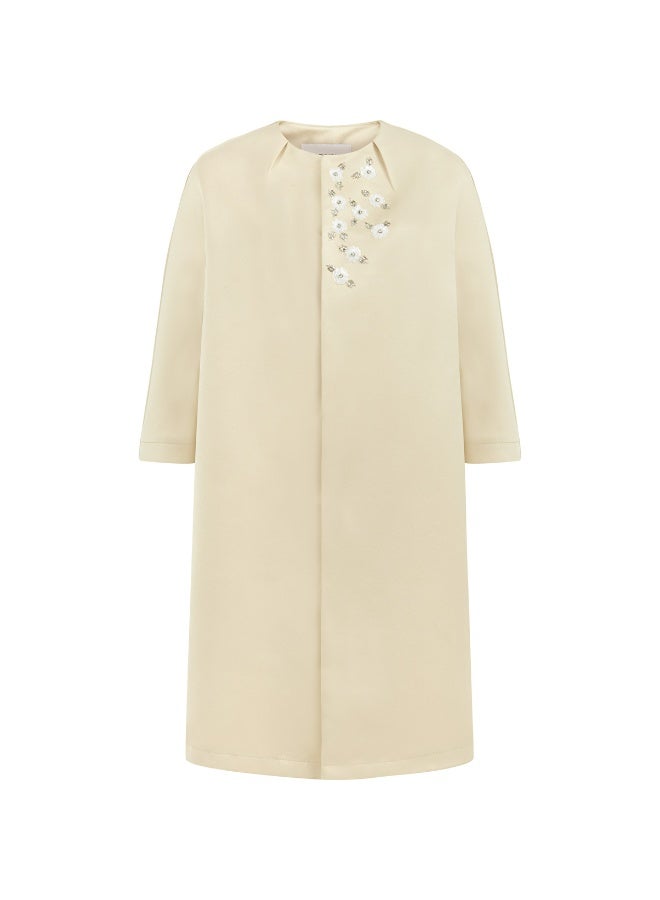 Ipekyol Relaxed Fit Embroidered Trench Coat - Image 2