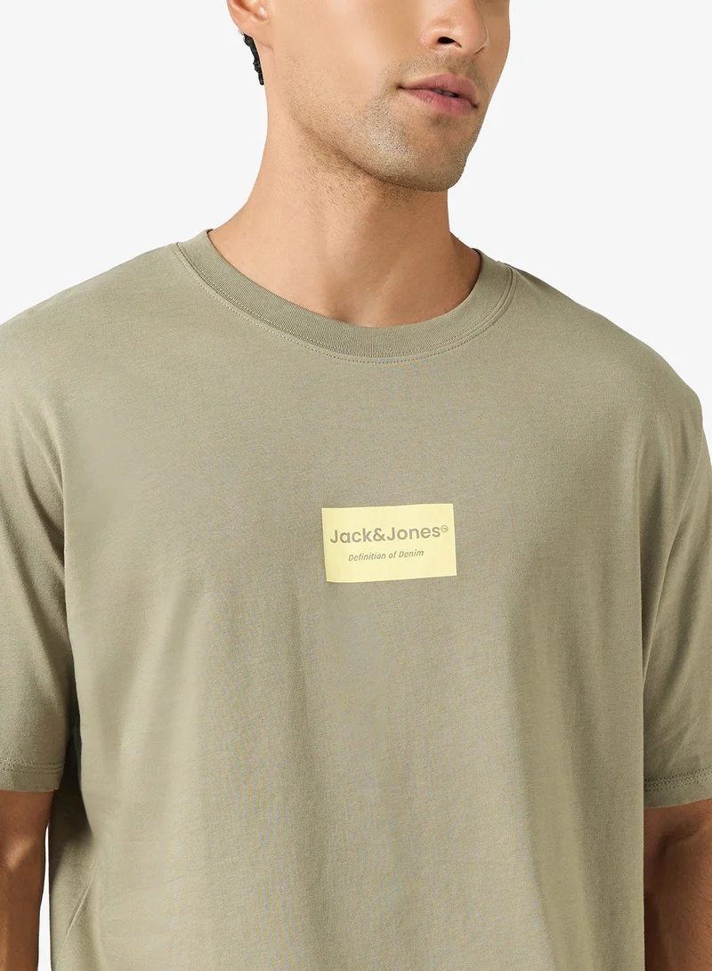 JACK & JONES  4 Pack Regular Fit Crew Neck T-Shirt for Men | Best Price UAE