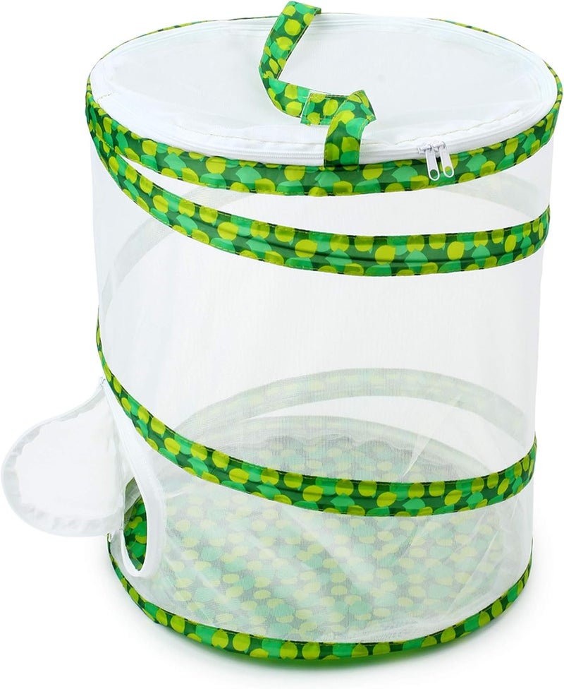 RESTCLOUD Insect and Butterfly Habitat Cage Terrarium Pop-up 12" x 14" Tall - Image 1