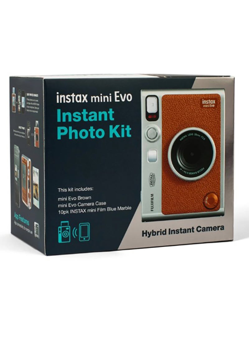 FUJIFILM Instax Mini EVO Instant Photo Kit (Brown) - Image 5