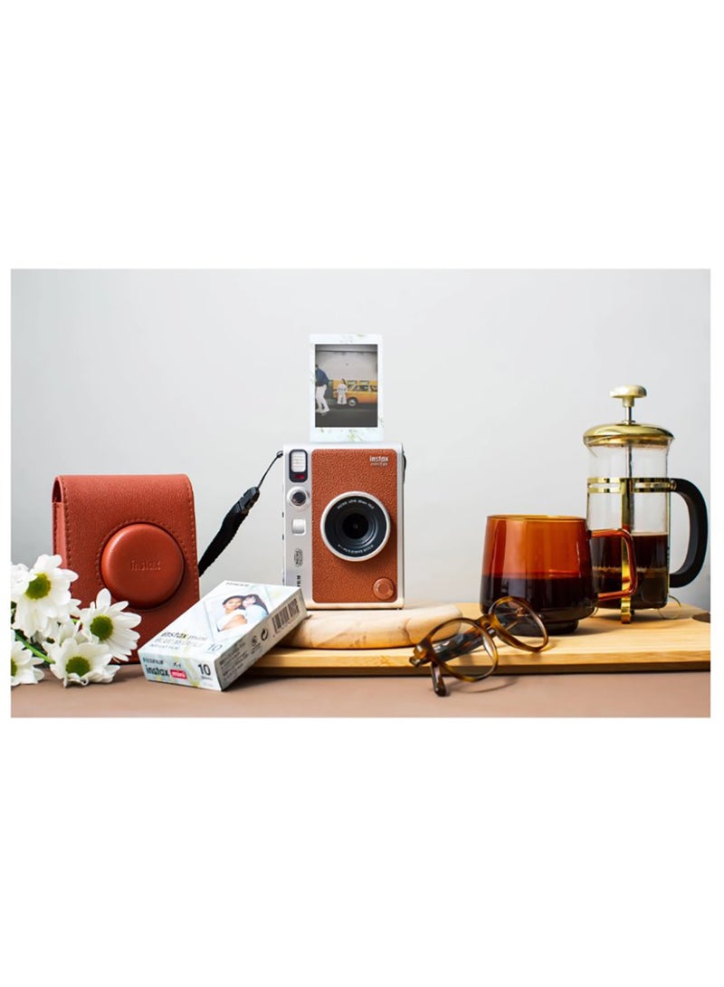 FUJIFILM Instax Mini EVO Instant Photo Kit (Brown) - Image 4