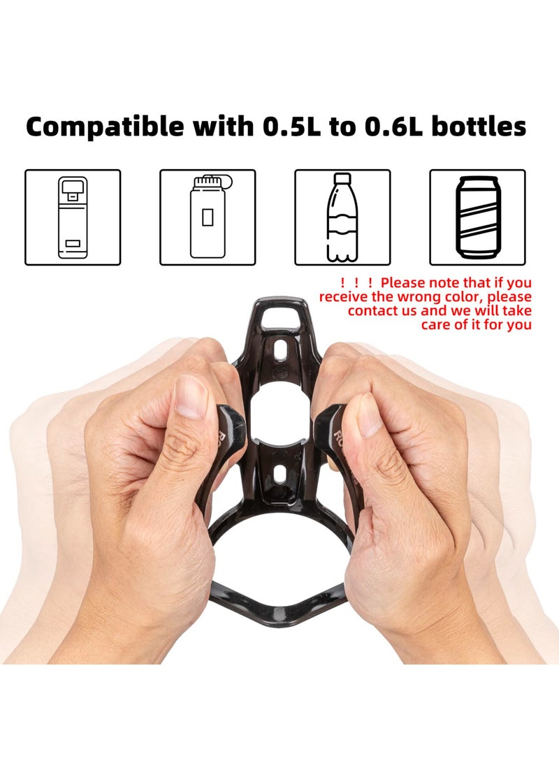 Cuken - Durable Bike Water Bottle Holder Ultra-Light with Screws Tool, Universal Cup Holder Rack for MTB Road (Black） - Image 1