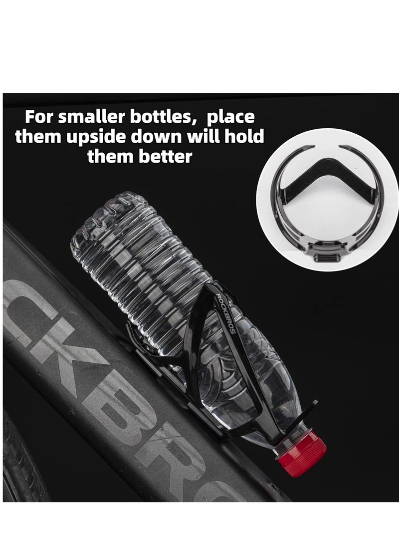 Cuken - Durable Bike Water Bottle Holder Ultra-Light with Screws Tool, Universal Cup Holder Rack for MTB Road (Black） - Image 1