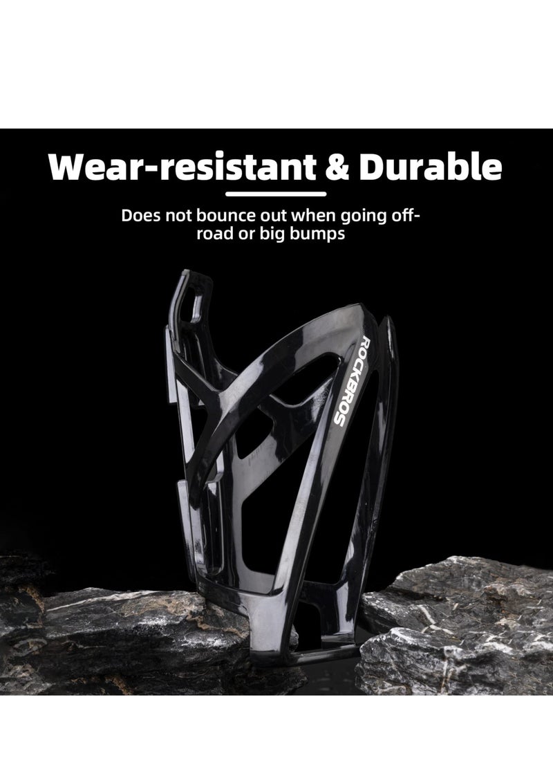 Cuken - Durable Bike Water Bottle Holder Ultra-Light with Screws Tool, Universal Cup Holder Rack for MTB Road (Black） - Image 1