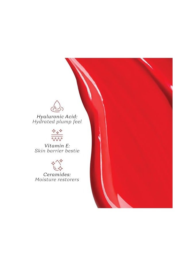 كلر كيوبيد أحمر شفاه سائل مطفي اللون يدوم 18 ساعة من كولور كيوبيد | غني بحمض الهيالورونيك والسيراميد | مقاوم للتحول والتقبيل | لون فوريفر لوف - أحمر رومانسي | 4 مل - Image 4