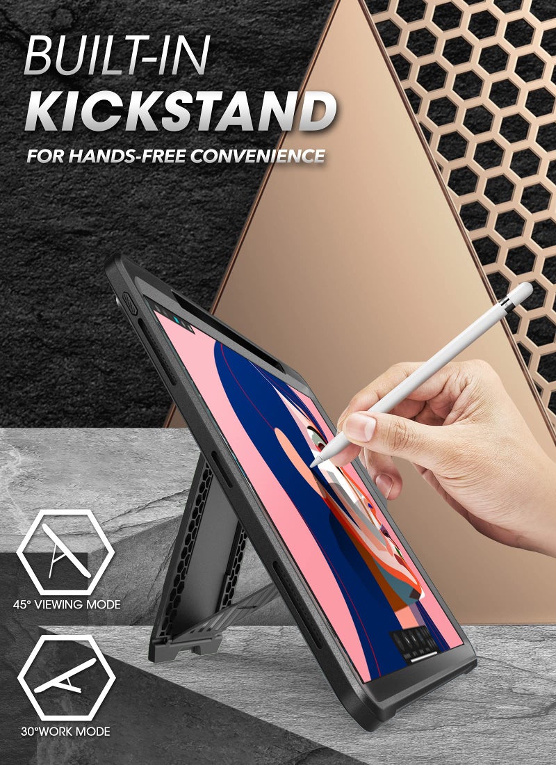 SUPCASE for iPad Pro 12.9 Inch Case 6th/5th/4th generation 2022/2021/2020 (Unicorn Beetle Pro), [Built-in Screen Protector & Stand & Pen Holder] Full-Body Rugged Cover for iPad Pro 12.9 Inch, Black - Image 4