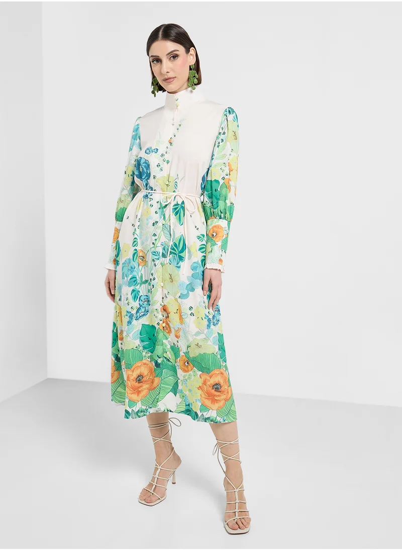 ايلا Floral Print Dress