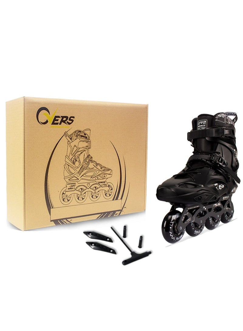 OVERS Professional Inline Skates Shoes with High Speed non break Single Row Skating Shoes for Men Women and Youth - Image 2