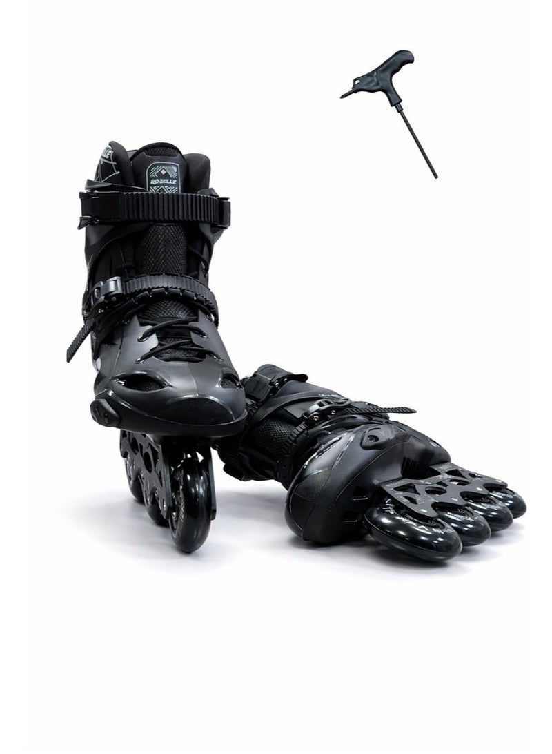 ROSELLE Professional Inline Skates Shoes with High Speed non break Single Row Skating Shoes for Men Women and Youth - Image 5