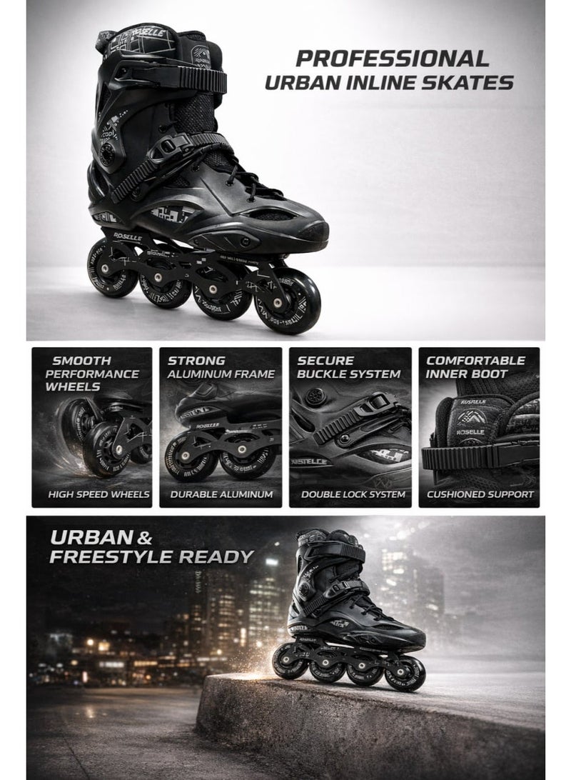 ROSELLE Professional Inline Skates Shoes with High Speed non break Single Row Skating Shoes for Men Women and Youth - Image 3