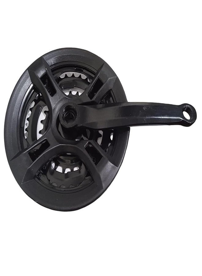 DCZ Cotter Less Mountain Crankset - 6/7/8 Speed 42T 34T 24T Universal Crank Set for Mountain Bikes, 170mm Crank Arm - Image 2
