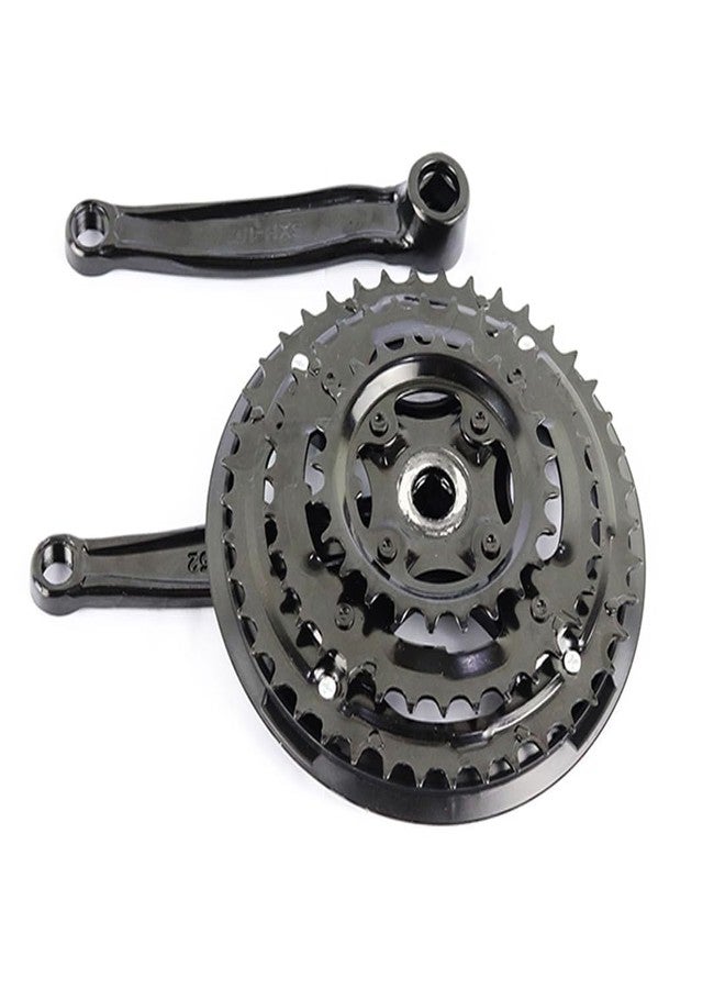 DCZ Cotter Less Mountain Crankset - 6/7/8 Speed 42T 34T 24T Universal Crank Set for Mountain Bikes, 170mm Crank Arm - Image 3