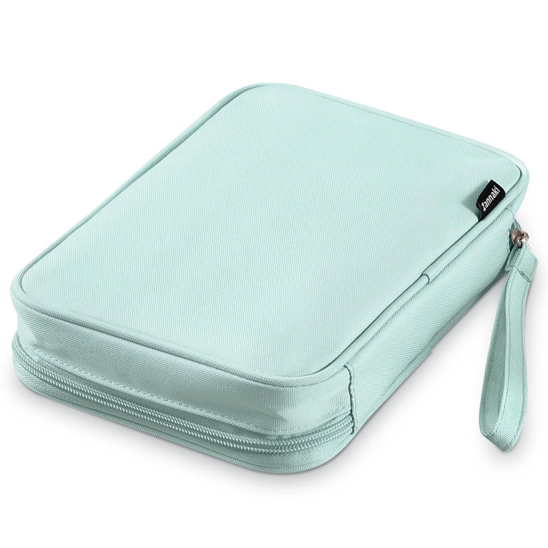 Zannaki Big Capacity Storage Pouch Marker Pen Pencil Case Simple Stationery Bag Box Art Tool Sketch Storage Boxes for Bullet Journal Middle High School Office College Student Girl Women Adult Teen - Image 3