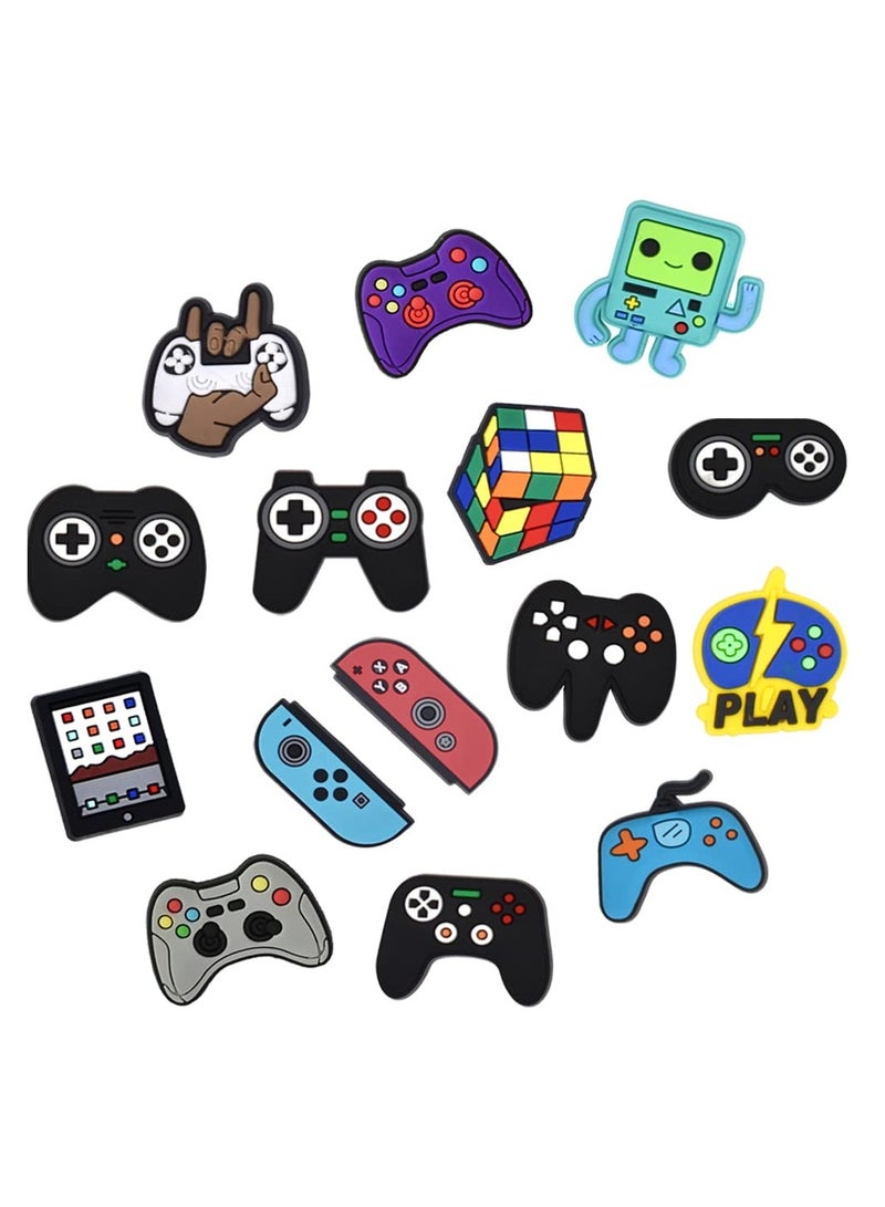 SOLARAE 25 Pcs Video Game Shoe Charms for Clog Shoe Decoration, Trendy Game Controller Charms Accessories Pack for Boy Girls Women Men, Cute Shoe Decoration Charms for Kids Party Gifts - Image 5