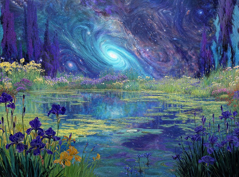 Cross & Glory Cross Glory Milky Way Rising 1000 Piece Jigsaw Puzzle for Adults Surreal Cosmic Artwork Puzzle Challenging Puzzle for Adults EcoFriendly Materials for Space Enthusiasts - Image 3