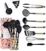 STYLED SETTINGS Black and Gold Kitchen Utensils with Stainless Steel Gold Utensil Holder -18 PC Black and Gold Cooking - Image 2
