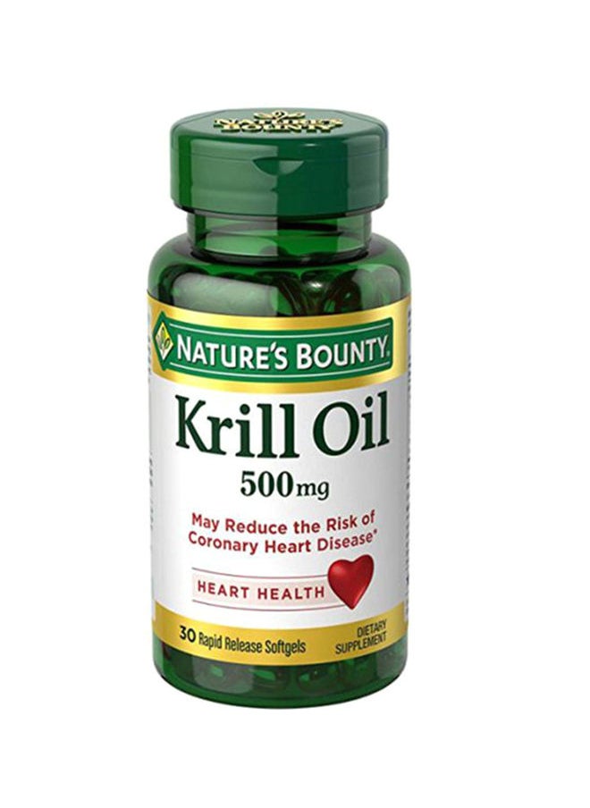 NATURE'S BOUNTY Krill Oil 500Mg - 30 Softgels  - Image 1