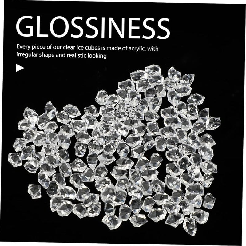 Faux Ice Cube Set Acrylic Photography Props Jewelry Display Decor Reusable - Image 5