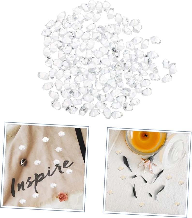 Faux Ice Cube Set Acrylic Photography Props Jewelry Display Decor Reusable - Image 3