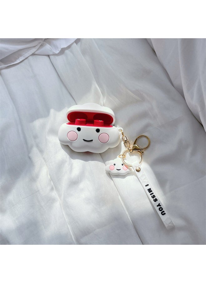 Generic Suitable For Cute Cloud Magic Sound Earphone Set Beats Studio Buds Protection Soft Shell A Generation Of Hair-Color:Lovely Clouds-Model:beats Studio Buds  - Image 5