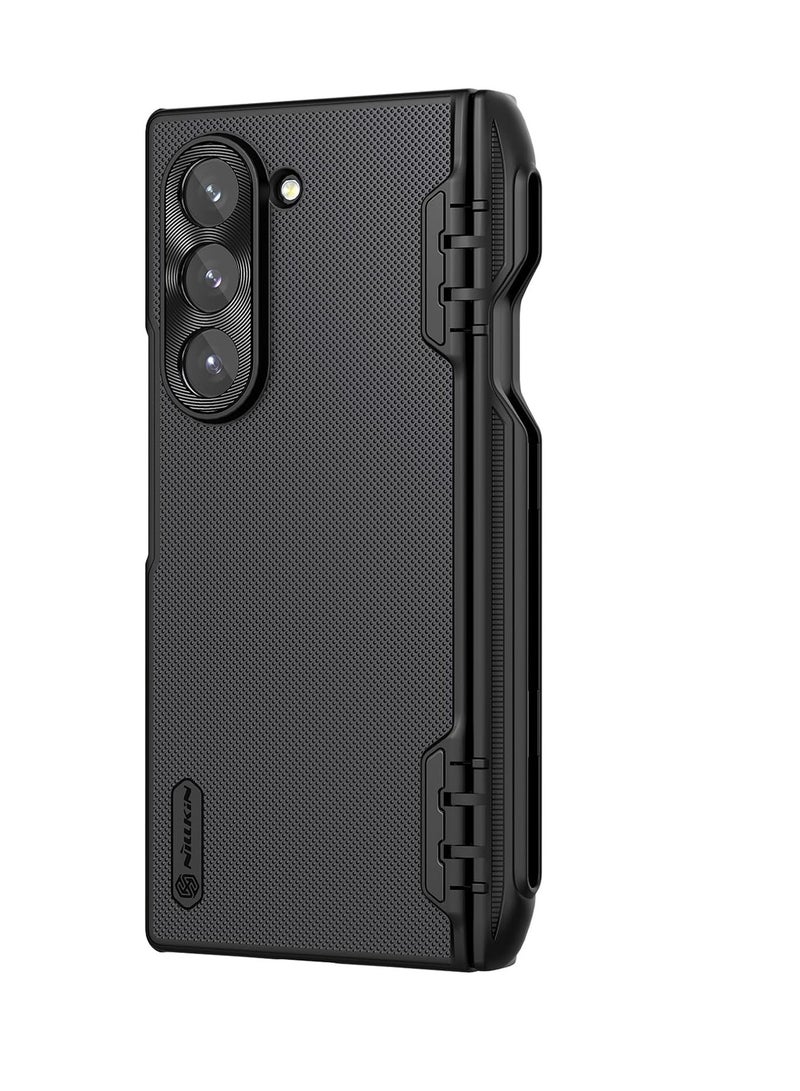 نيلكين Nillkin Super Frosted Shield Fold Series Cover Case Designed For Samsung Galaxy Z Fold 6 5G - Black - Image 2