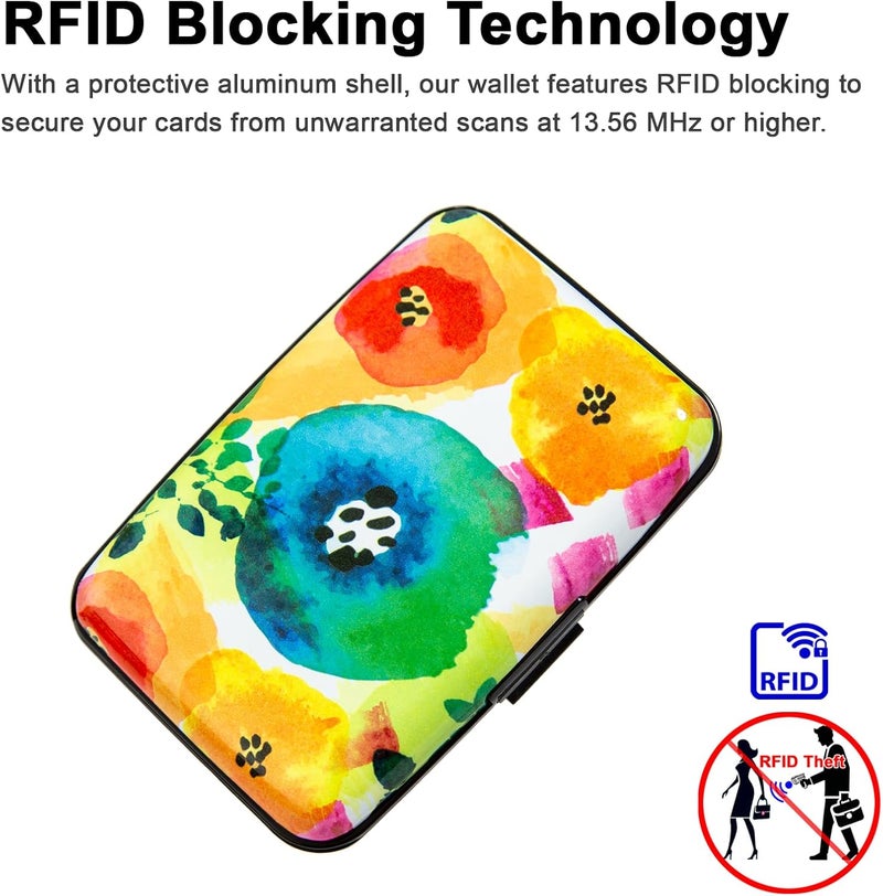 Kaabao Credit Card Holder Small RFID Blocking Wallet Business Metal Slim Mini Aluminum Hard Case for Women Men - Image 3